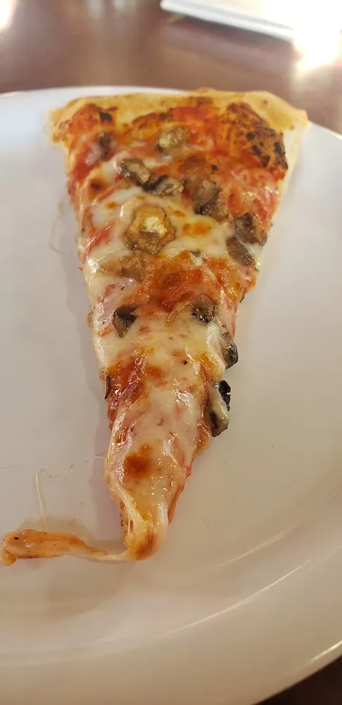 Mushroom Bacon Pizza