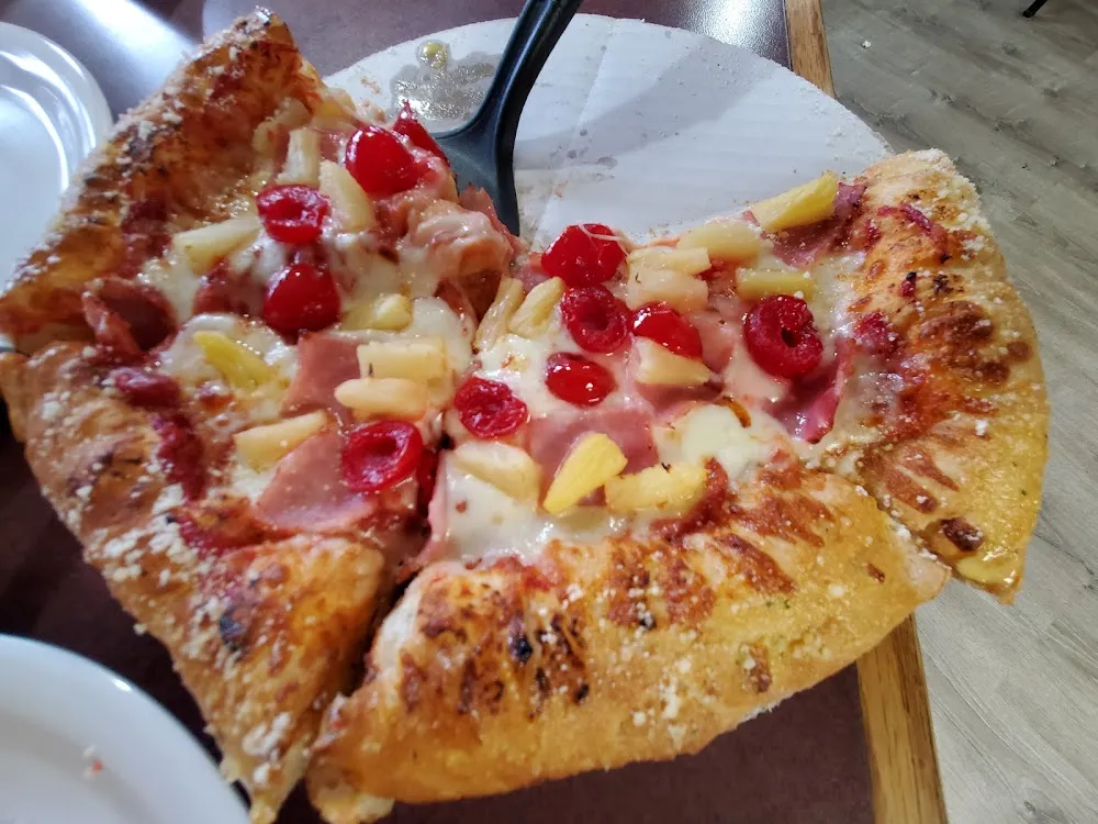 Pepperoni Pineapple Hot Cherry Tomato Pizza
